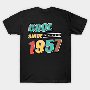 Cool Since Year 1957 Birthday T-Shirt